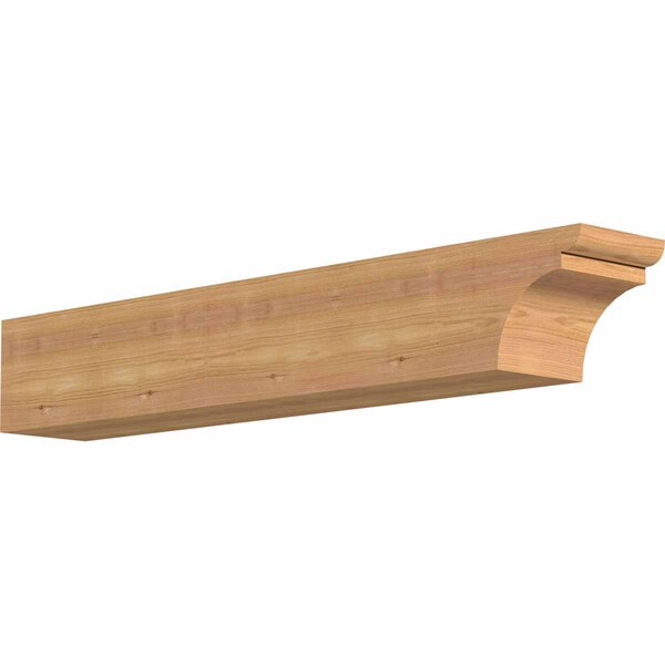 Ekena Millwork Yorktown Smooth Rafter Tail, Western Red Cedar, 5 1/2"W x 6"H x 36"L RFT06X06X36YOR00SWR - main